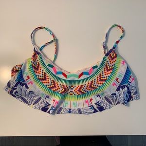 Mara Hoffman Flutter Bikini Top! Size Medium